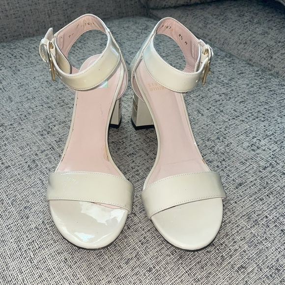 Stuart Weitzman Patent Leather Sandal Size 8.5 M - Picture 3 of 16